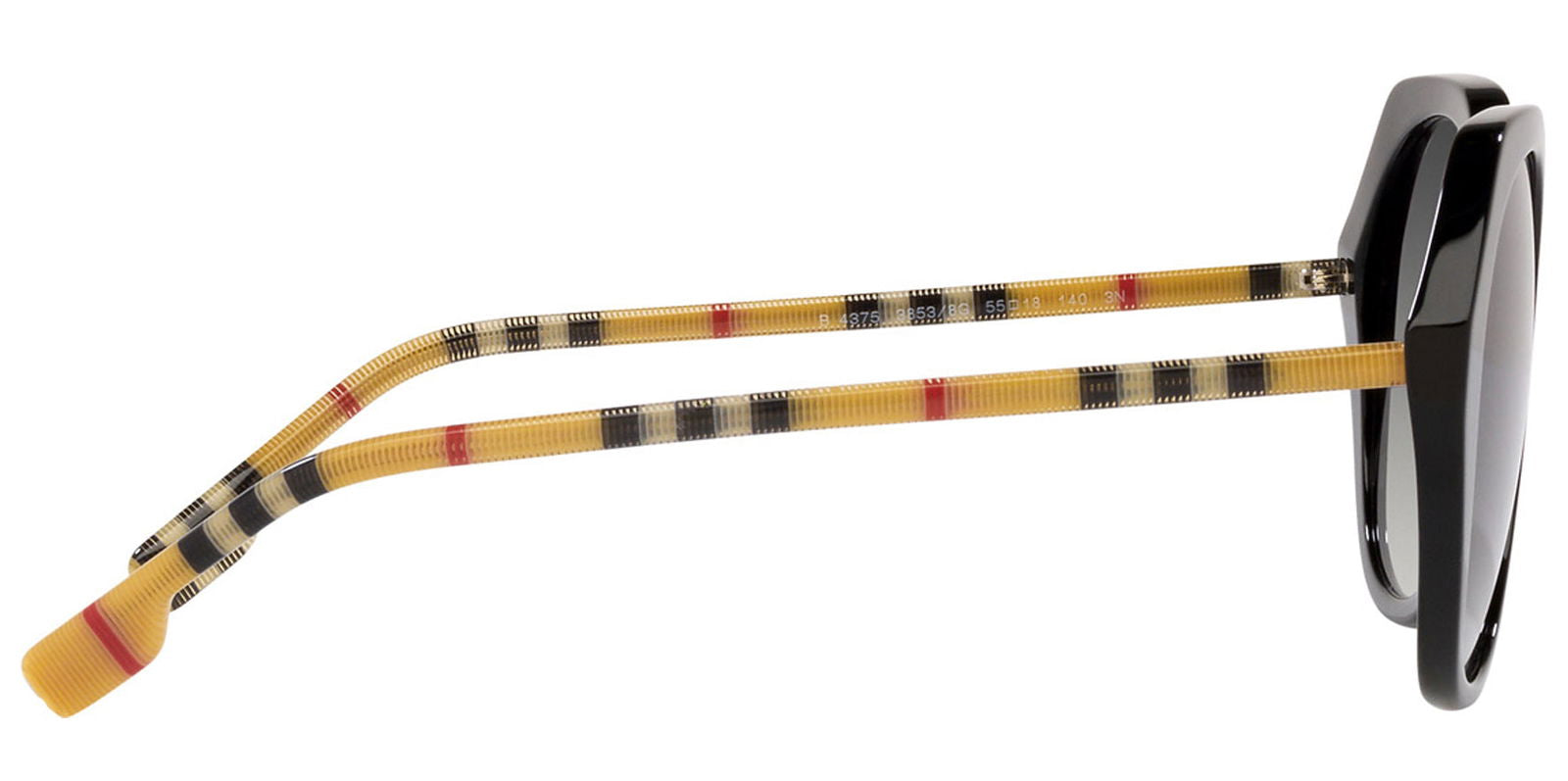 Burberry Vanessa Black Oversized Geometric w/ Gradient Lens -  - Eyedictive