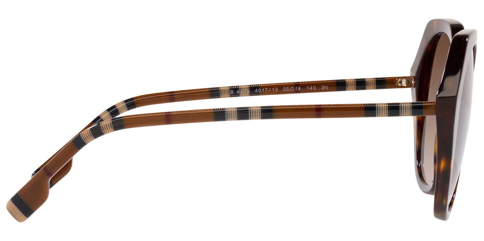 Burberry Vanessa Geometric w/ Slim Tartan Temples -  - Eyedictive