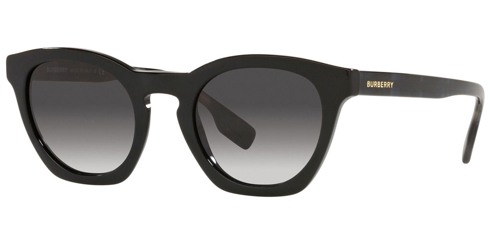 Burberry Yvette Black Geometric Round -  - Eyedictive