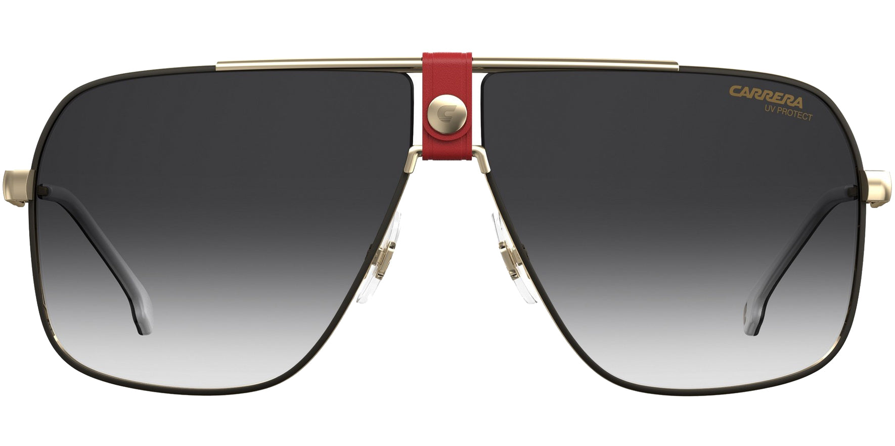 Carrera Gold-Tone/Red Navigator w/ Gradient Lens