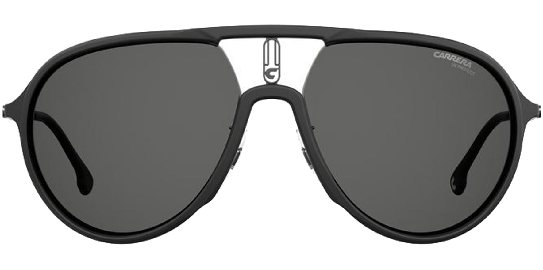 Carrera Matte Black/Silver-Tone Aviator