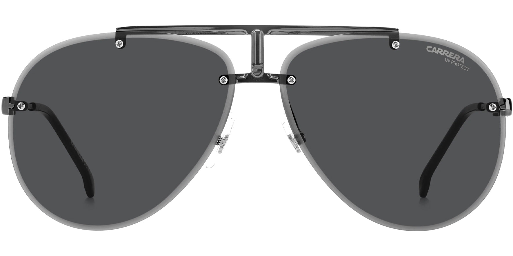 Carrera Stylized Rimless Aviator - Eyedictive