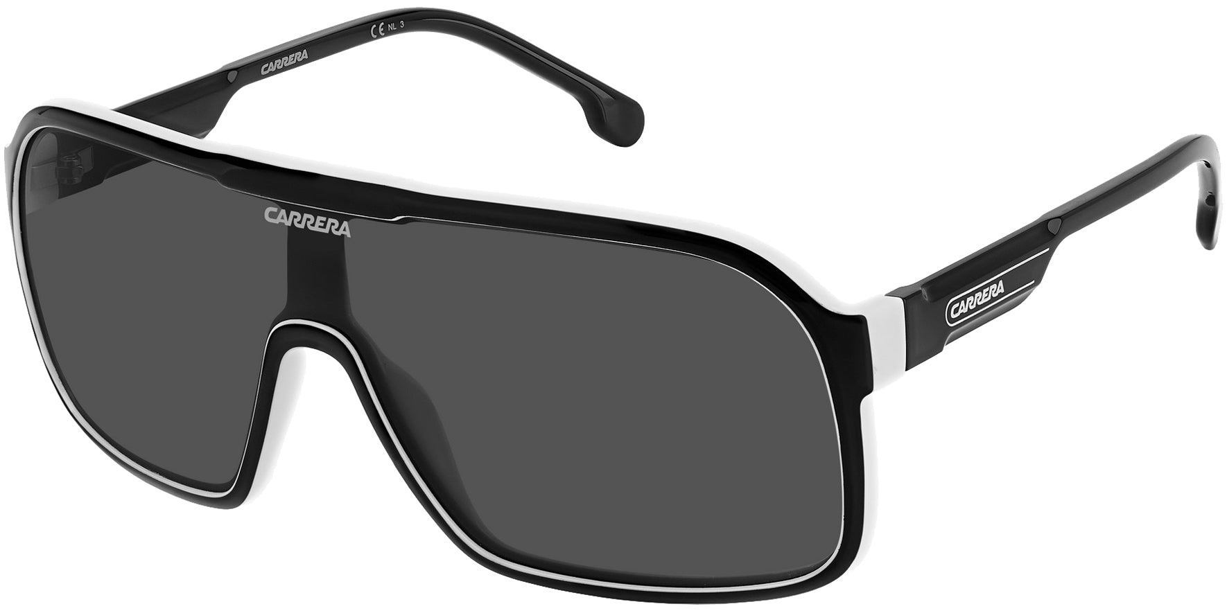 Carrera Black/White Shield