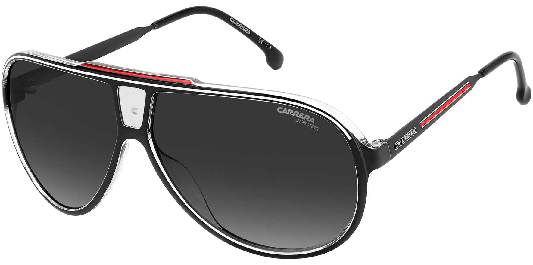 Carrera Black Navigator w/ Gradient Lens