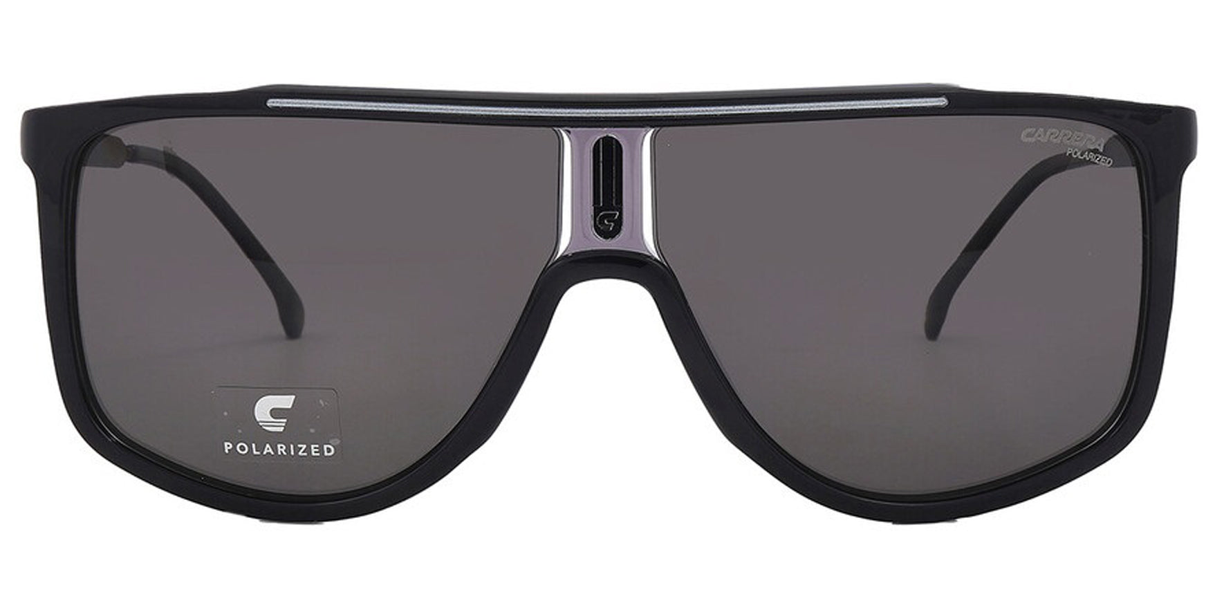 Carrera Polarized Black/Grey Flat Top Navigator