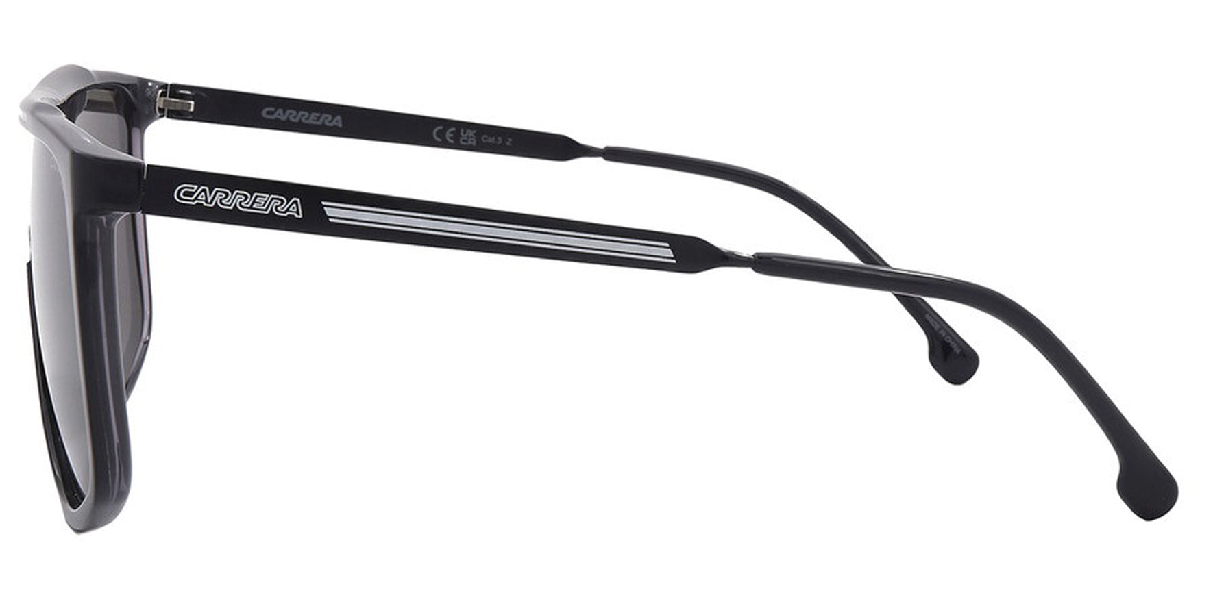 Carrera Polarized Black/Grey Flat Top Navigator