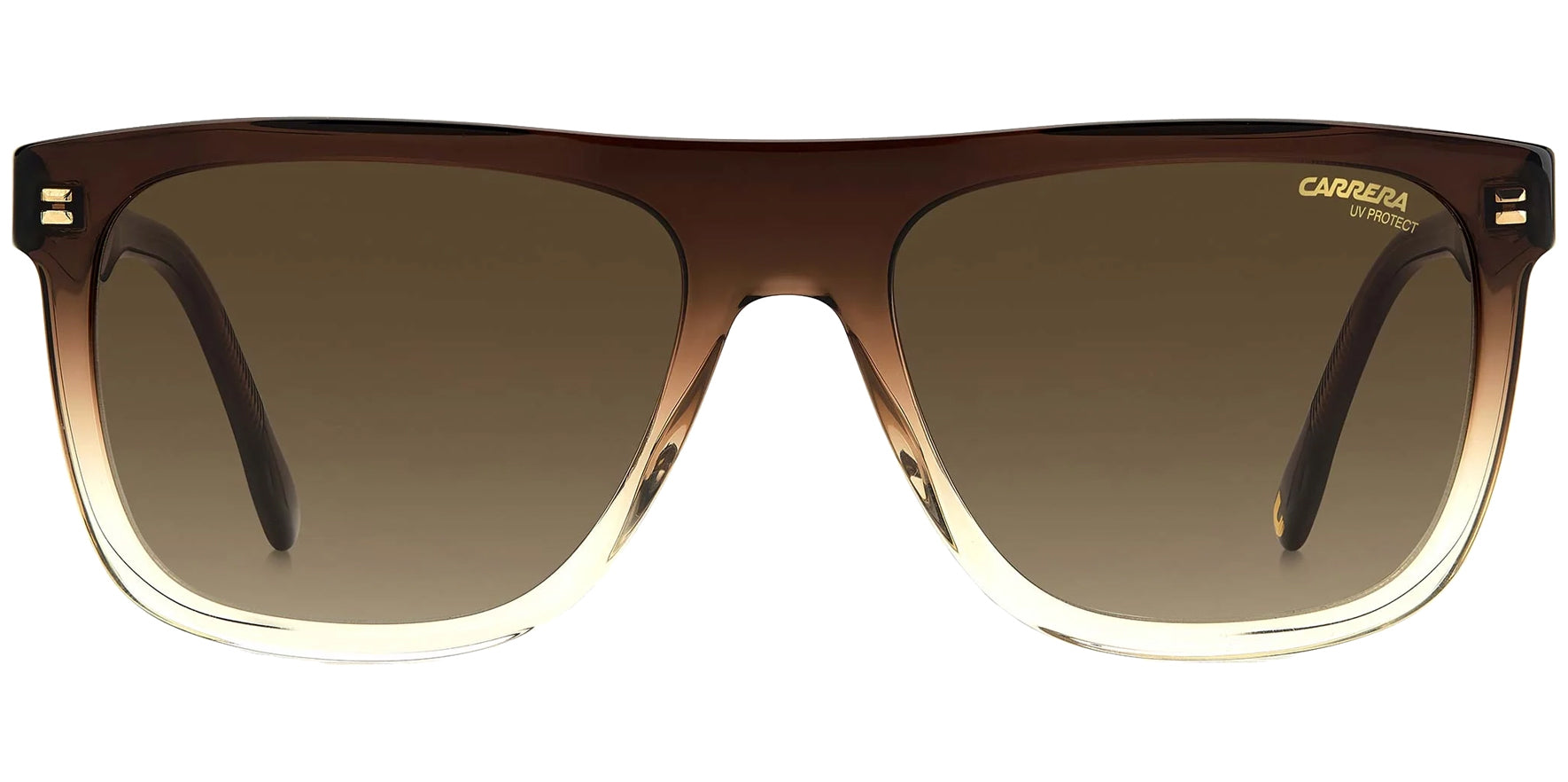 Carrera Crystal Brown Modern Square w/ Gradient Lens