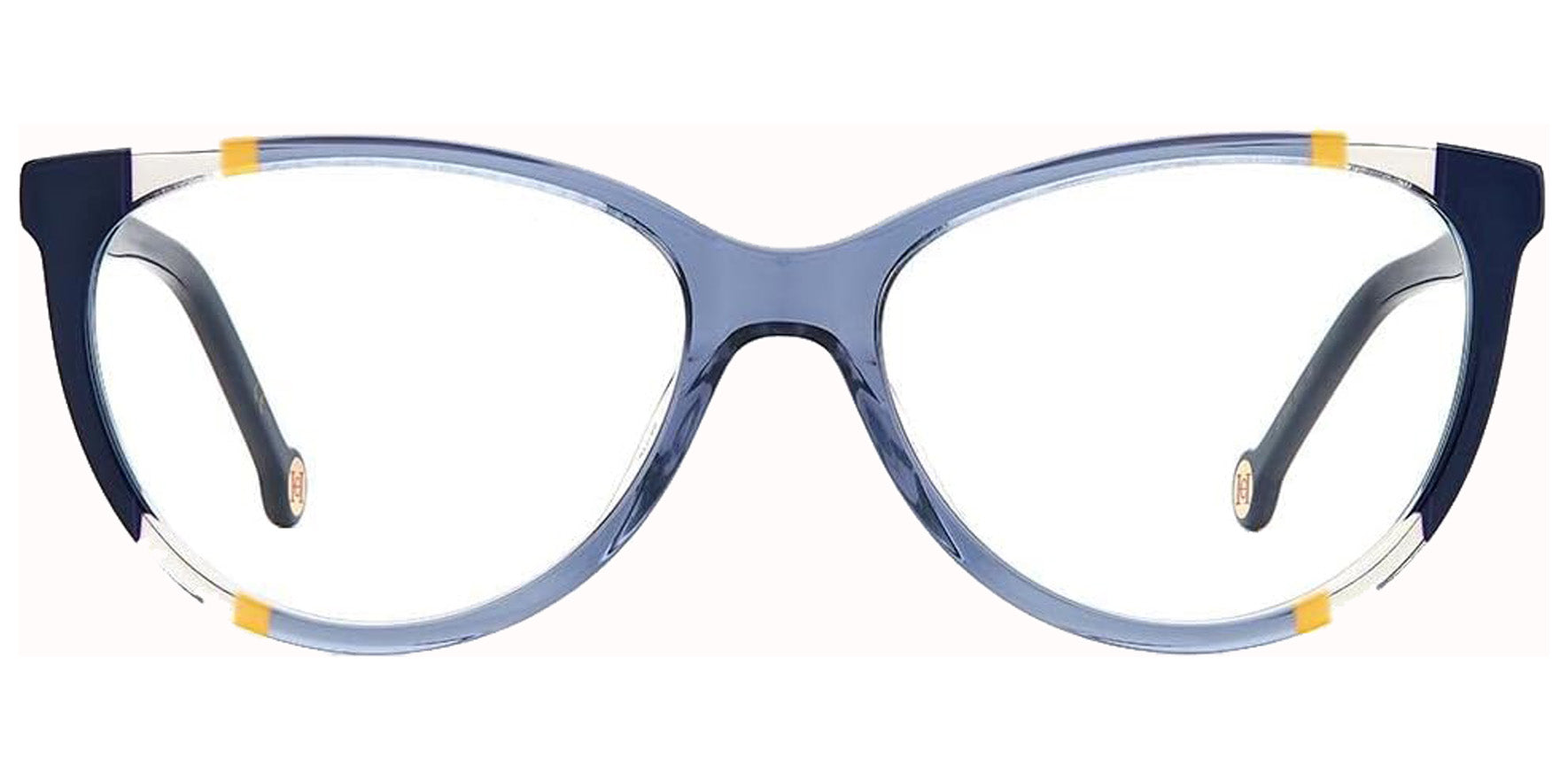 Carolina Herrera Oval Eyeglasses w/ Spring-Flex Hinges