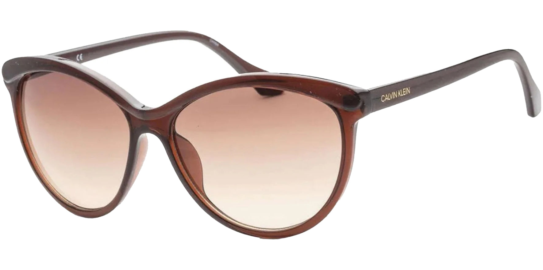Calvin Klein Rounded Cat Eye w/ Gradient Lens