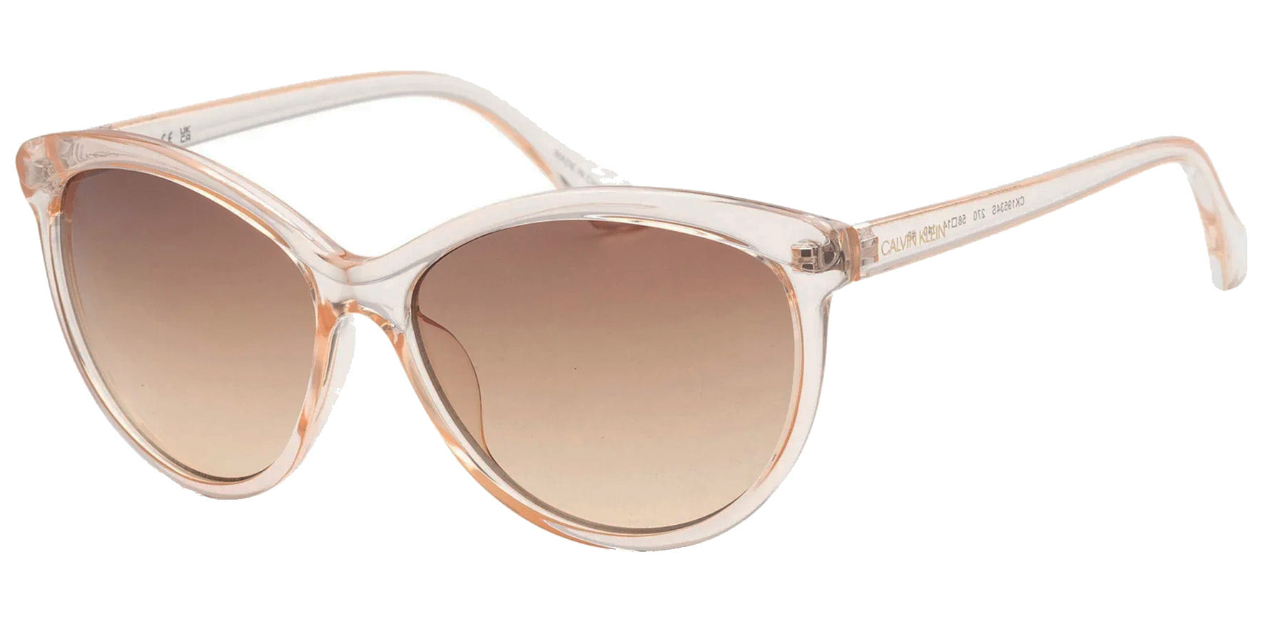 Calvin Klein Round Cat Eye w/ Gradient Lens
