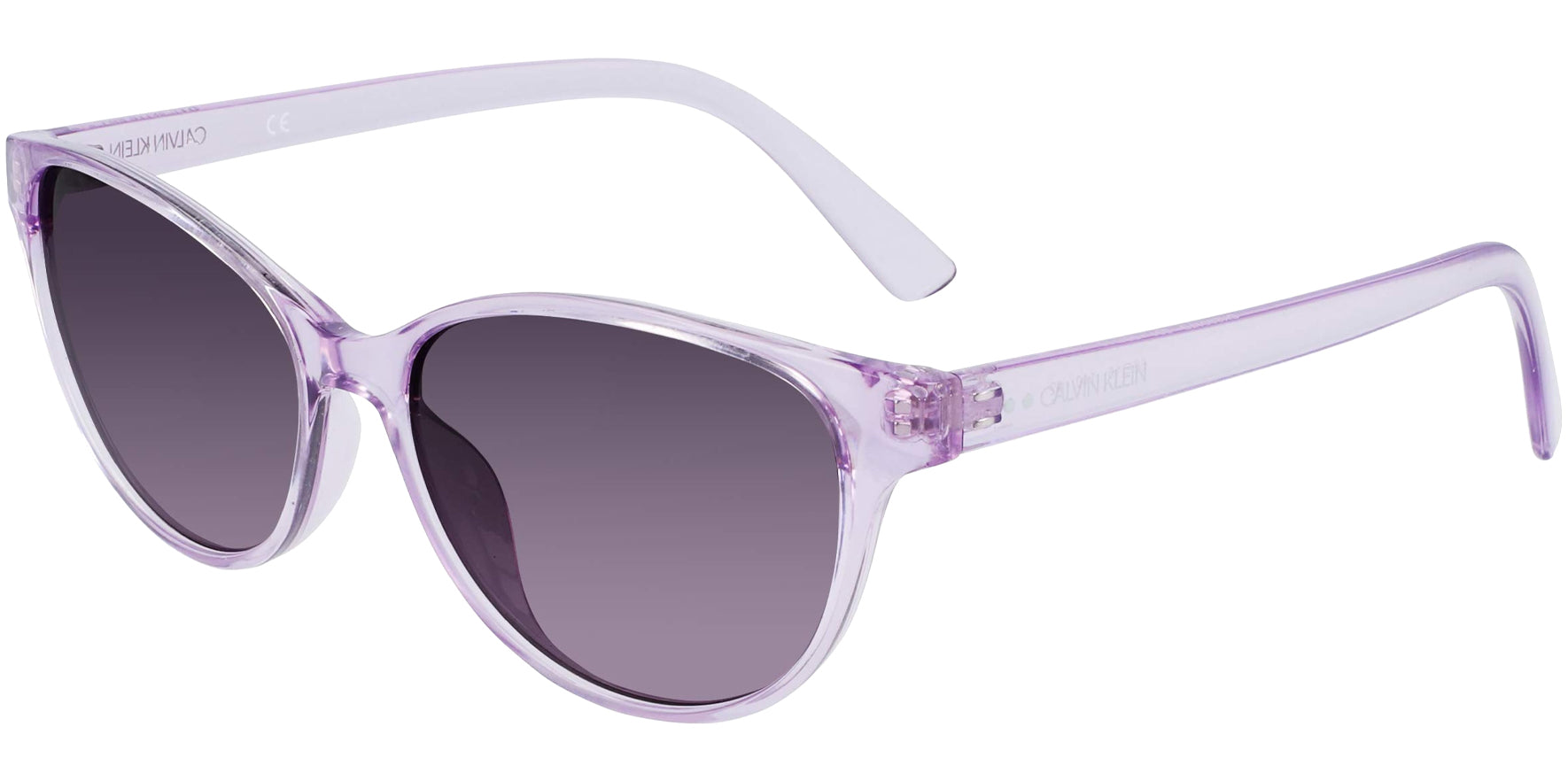 Calvin Klein Crystal Lilac Oval w/ Gradient Lens