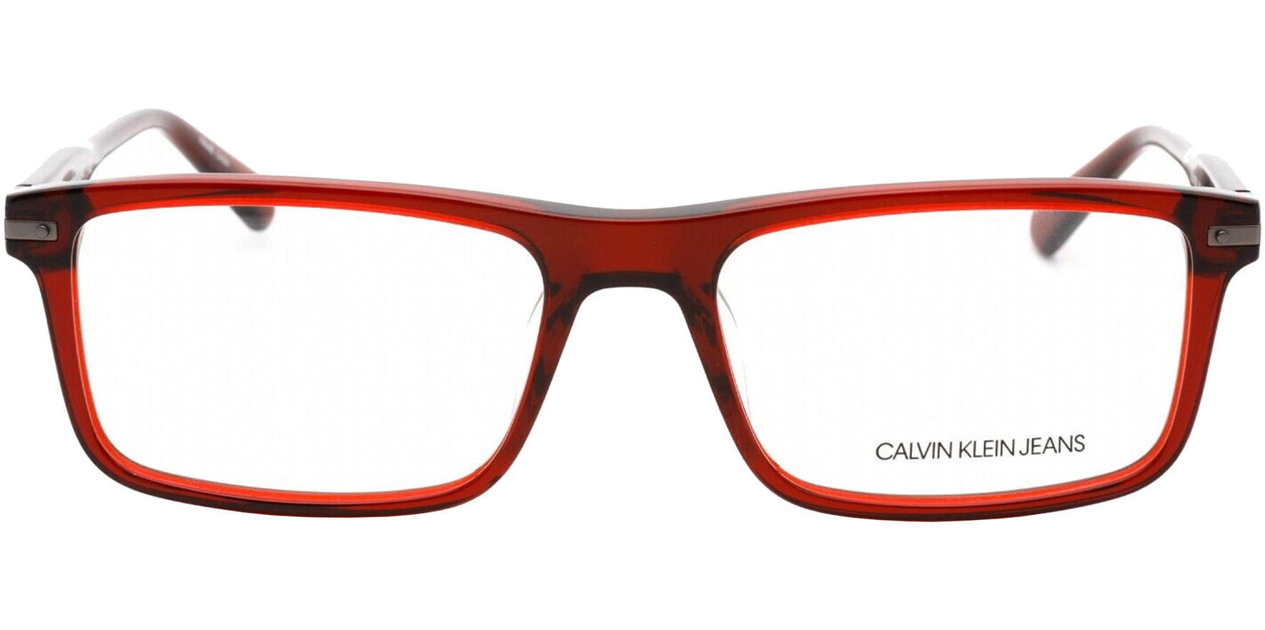 Calvin Klein Jeans Rectangle Eyeglasses w/ Spring Flex Hinges
