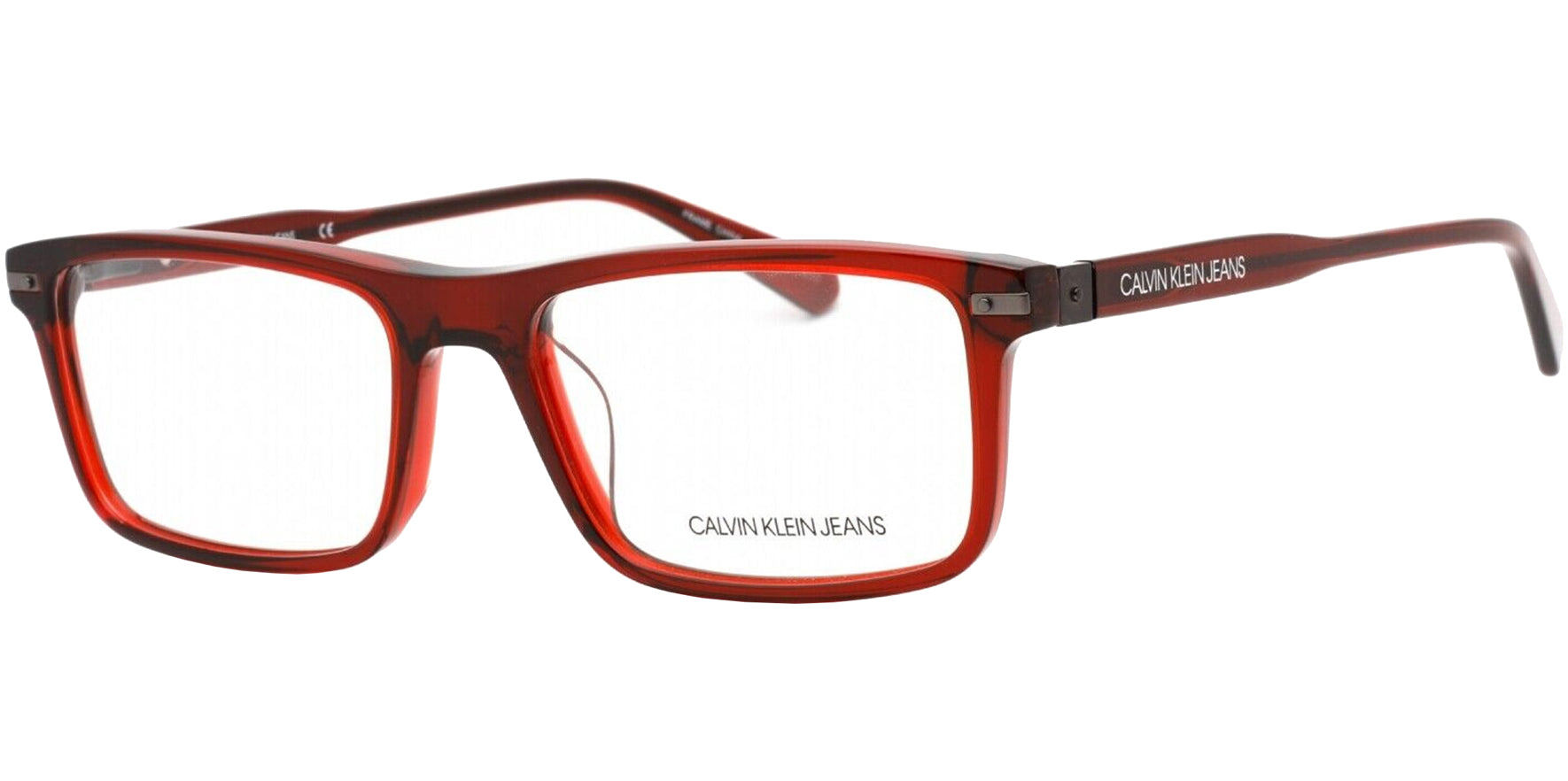 Calvin Klein Jeans Rectangle Eyeglasses w/ Spring Flex Hinges