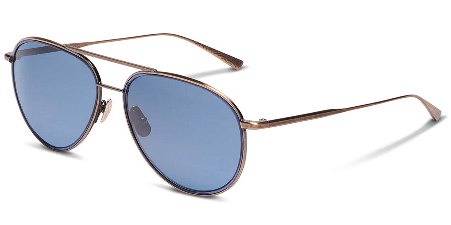 Salt Optics Columbia 59 Polarized Titanium Aviator w/ Glass Lens