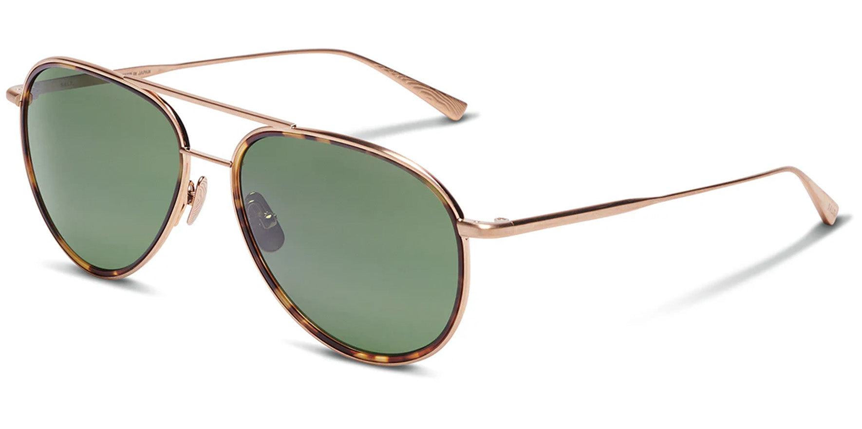 Salt Optics Columbia 59 Polarized Titanium Aviator w/ Glass Lens