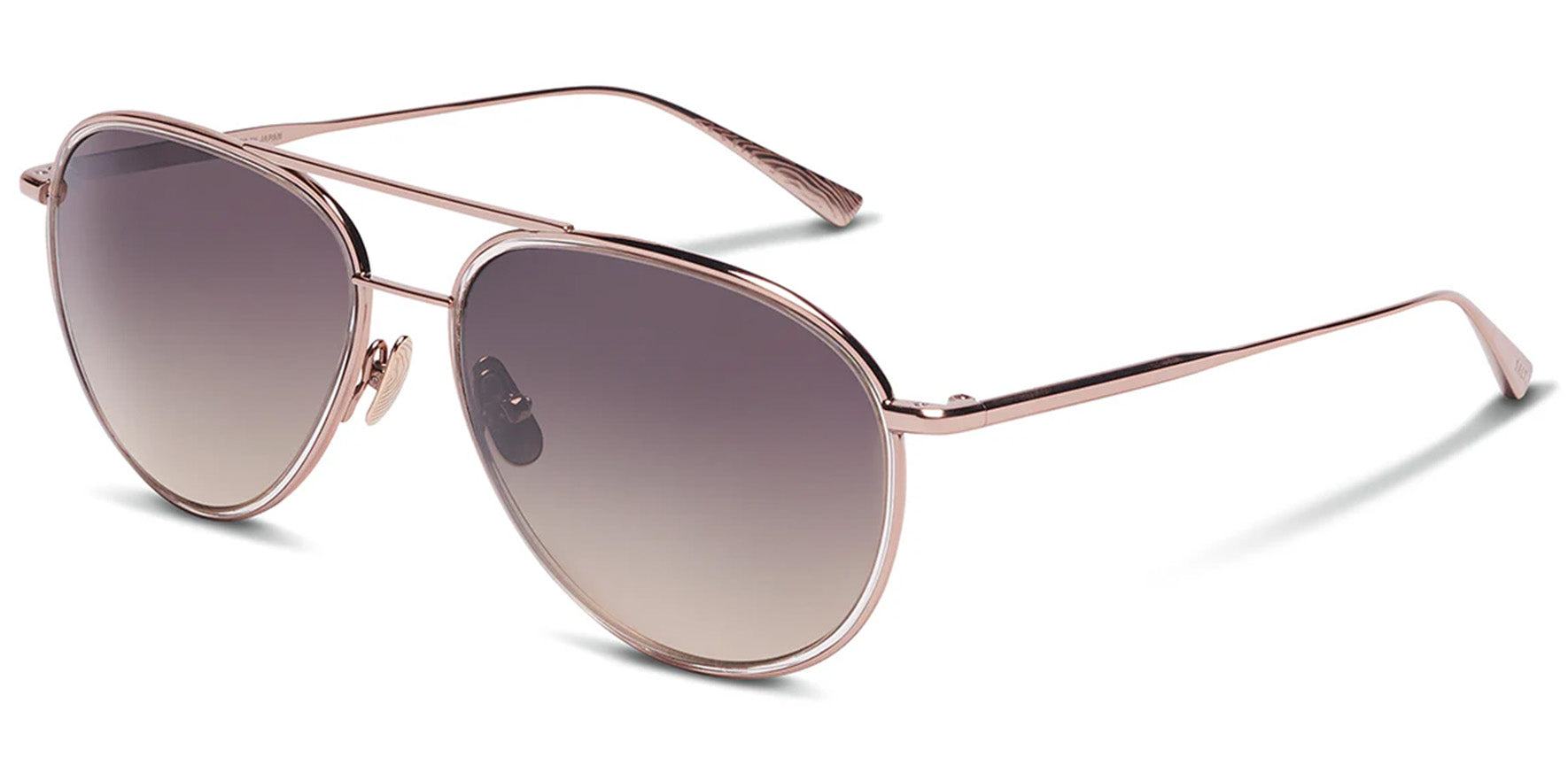 Salt Optics Columbia Polarized Titanium Aviator w/ Gradient Lens