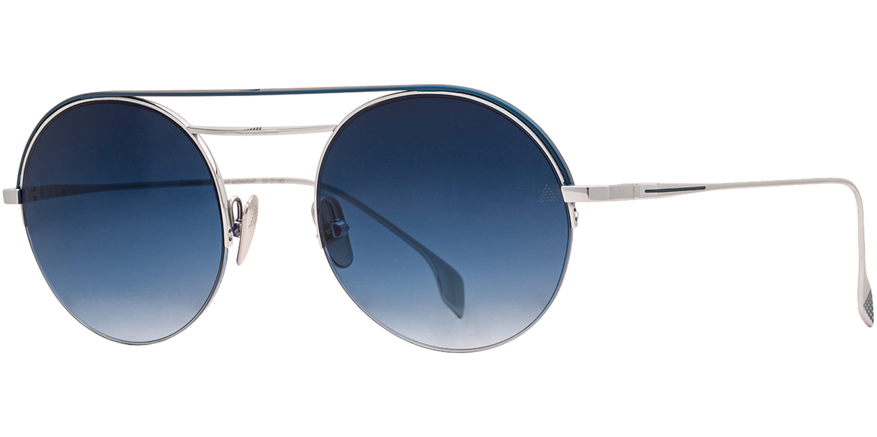 State Cornell Titanium Semi-Rimless Round w/ Gradient Lens