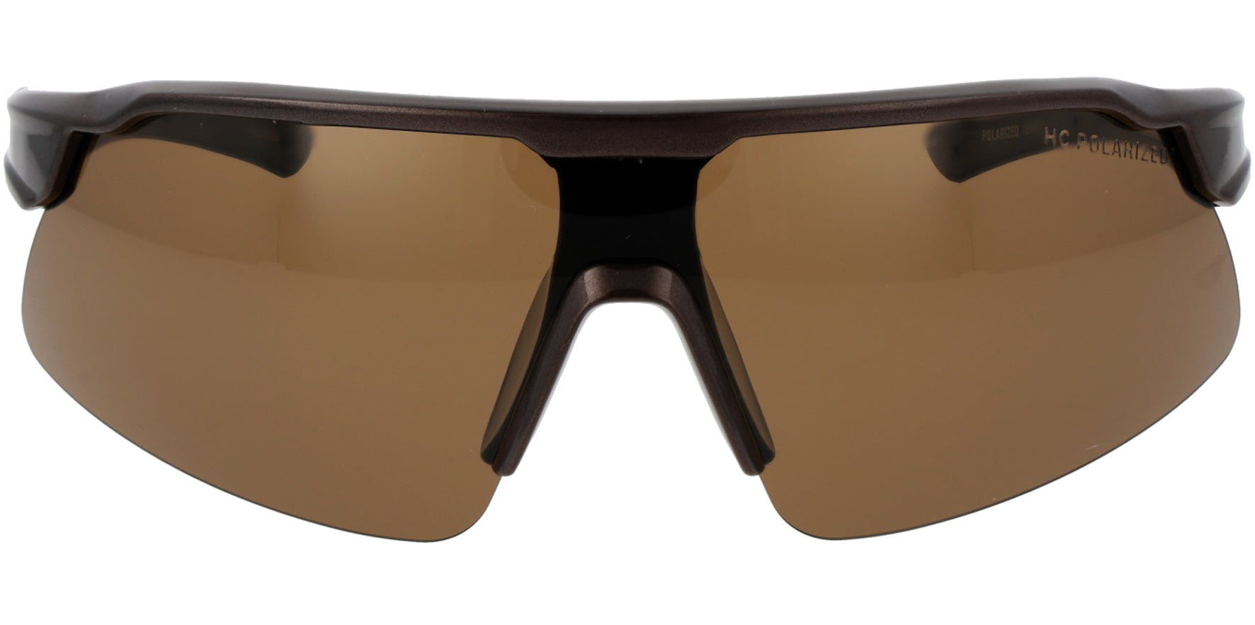 Champion Polarized Semi-Rimless Lens Over Frame Wrap