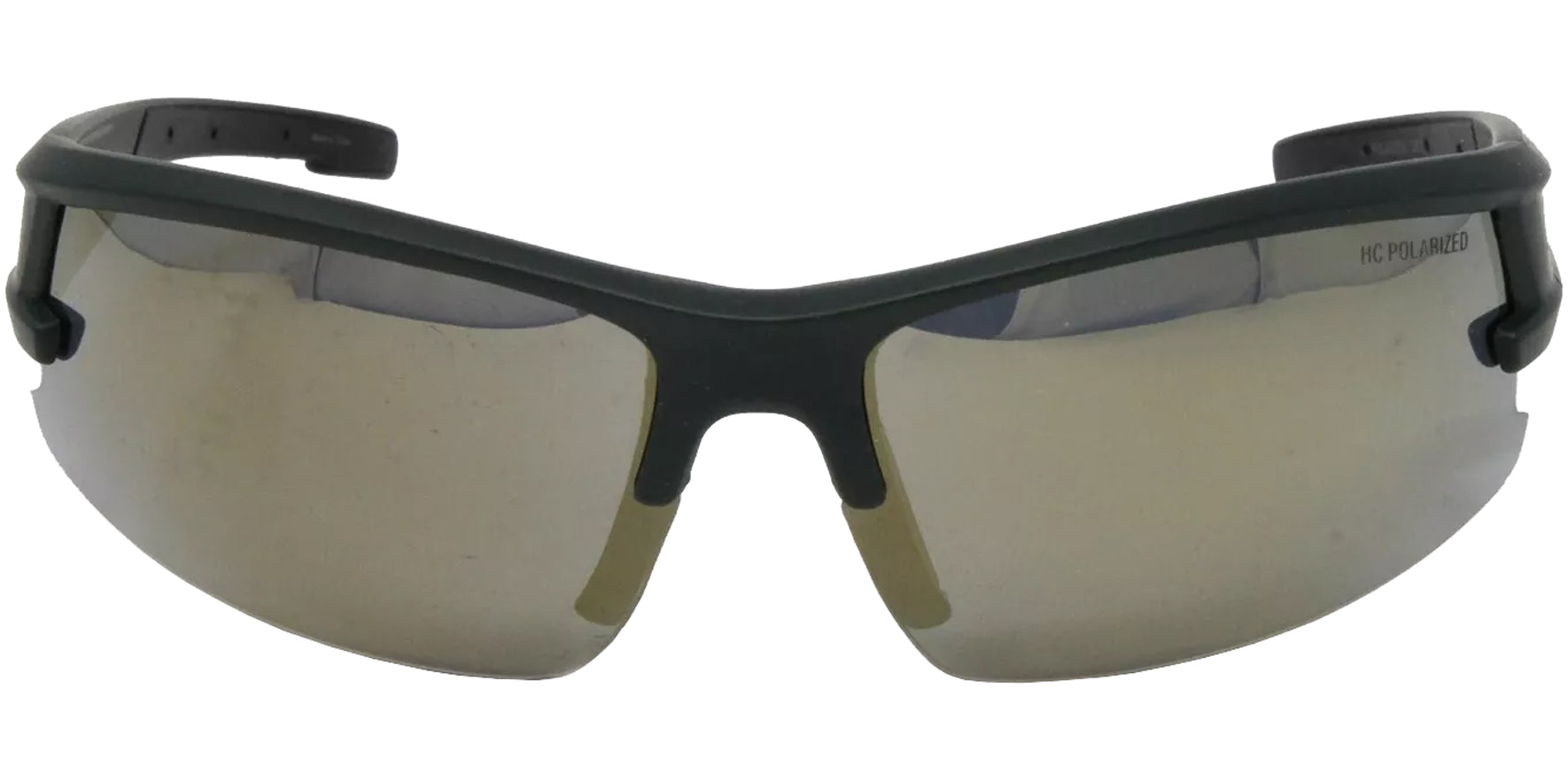 Champion C-Tech Polarized Matte Hunter Green Semi-Rimless Wrap