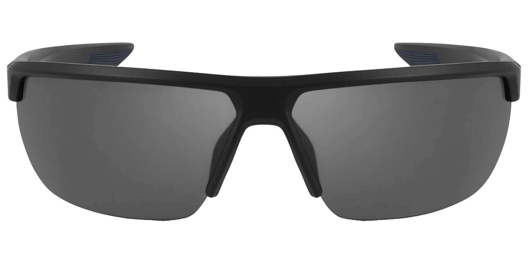 Nike Tempest Small Matte Black Semi Rimless Sports Wrap - Eyedictive