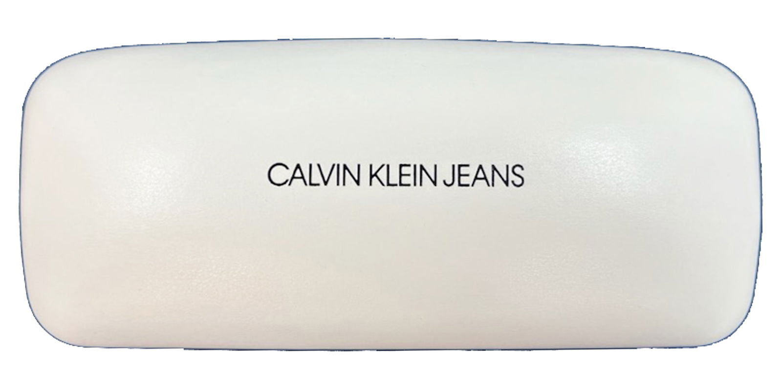 Calvin Klein Blue Rectangular Semi-Rimless Eyeglass Frame -  - Eyedictive