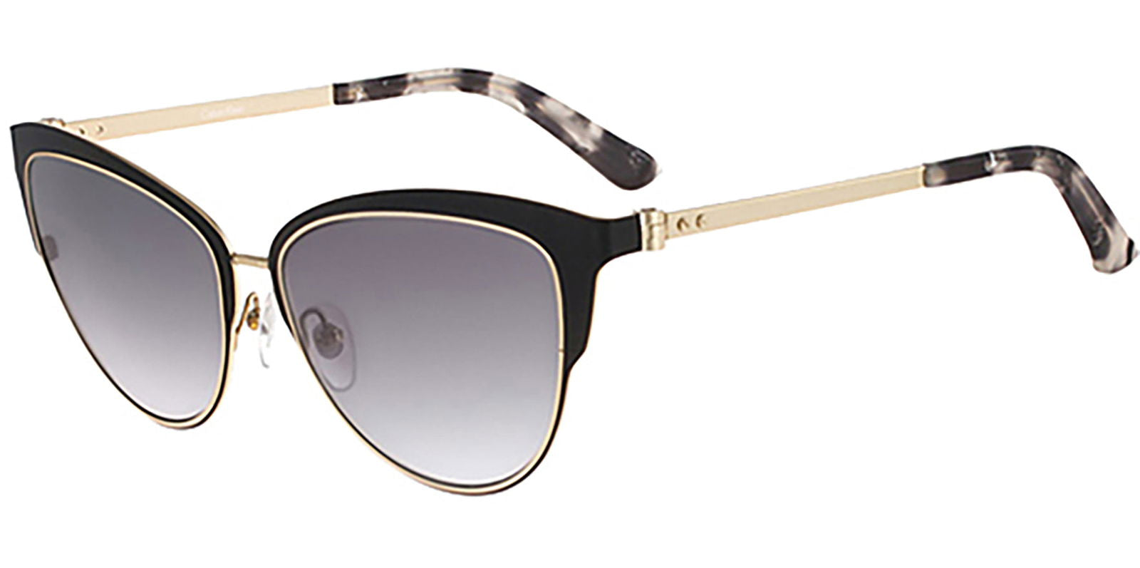 Calvin Klein Collection Black Gold Cat-Eye -  - Eyedictive