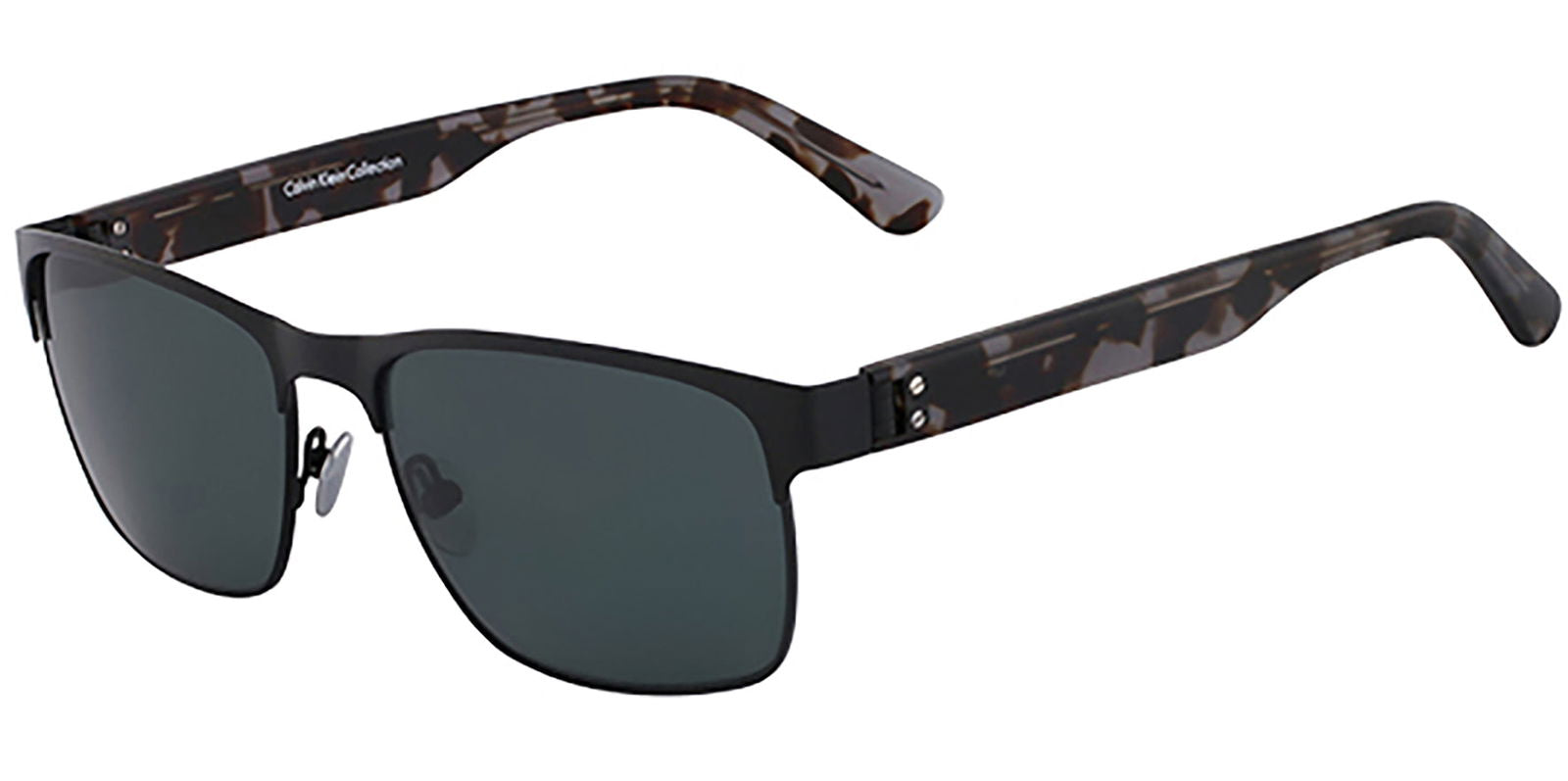 Calvin Klein Collection Polarized Metal Square -  - Eyedictive