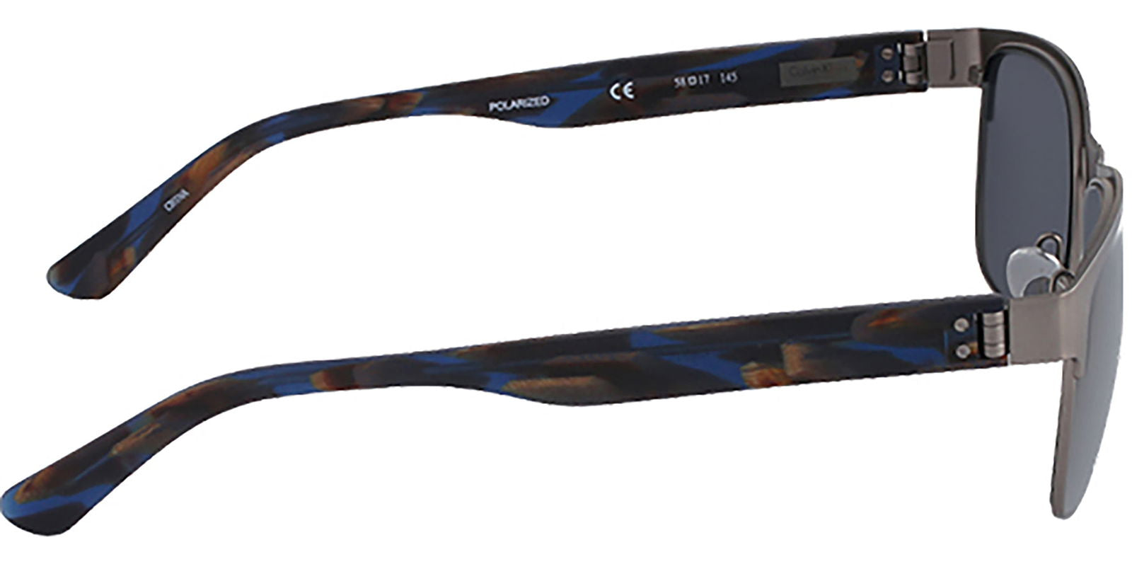 Calvin Klein Collection Polarized Metal Square -  - Eyedictive