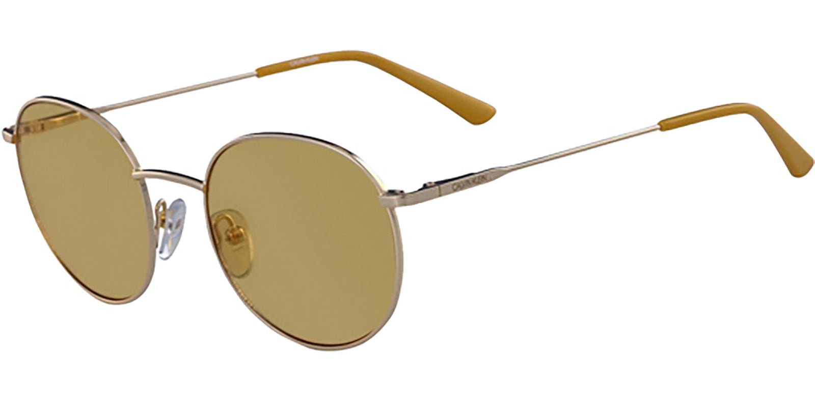 Calvin Klein Gold-Tone Round Classic -  - Eyedictive