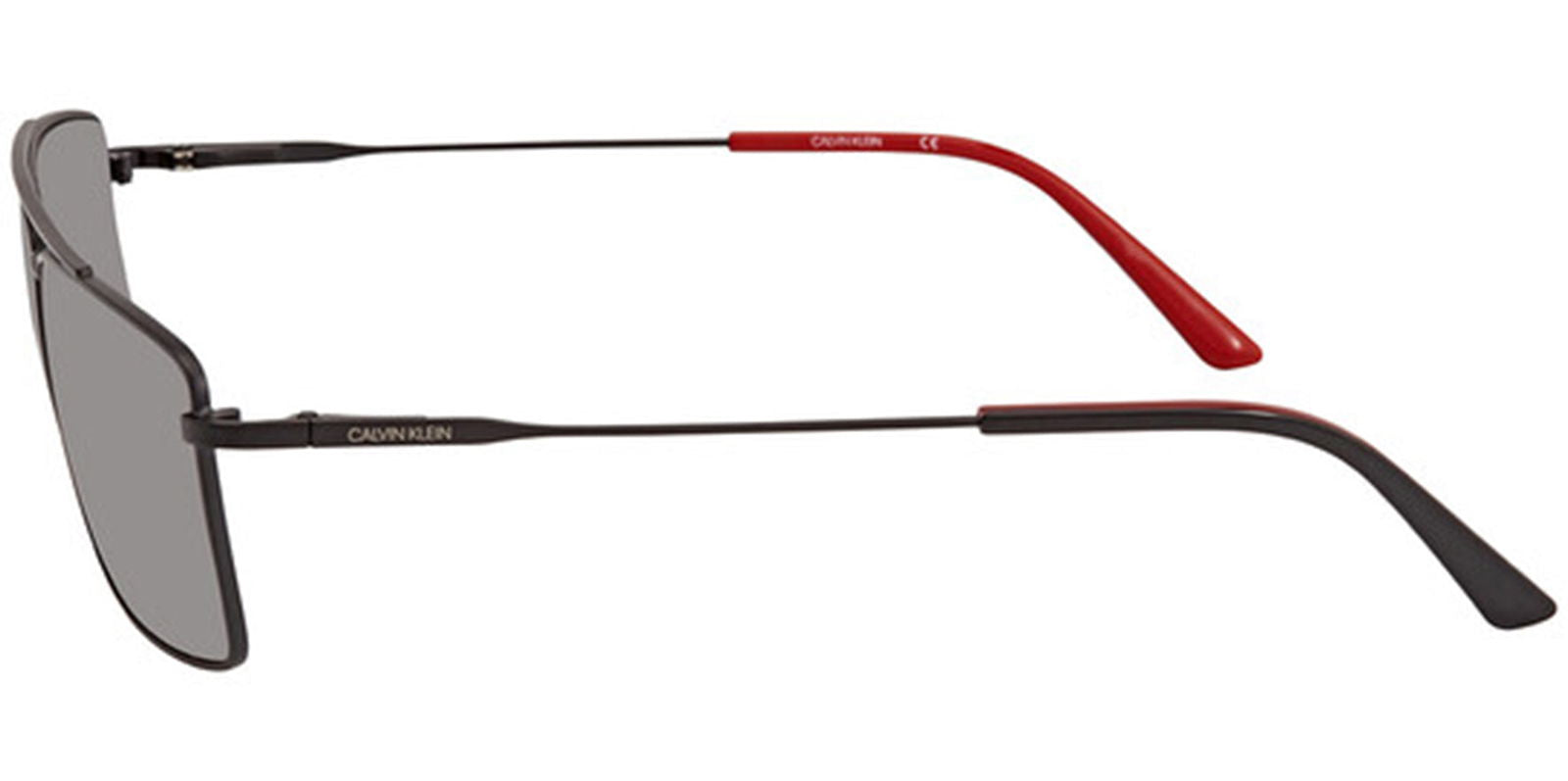 Calvin Klein Matte Black Classic Rectangle -  - Eyedictive