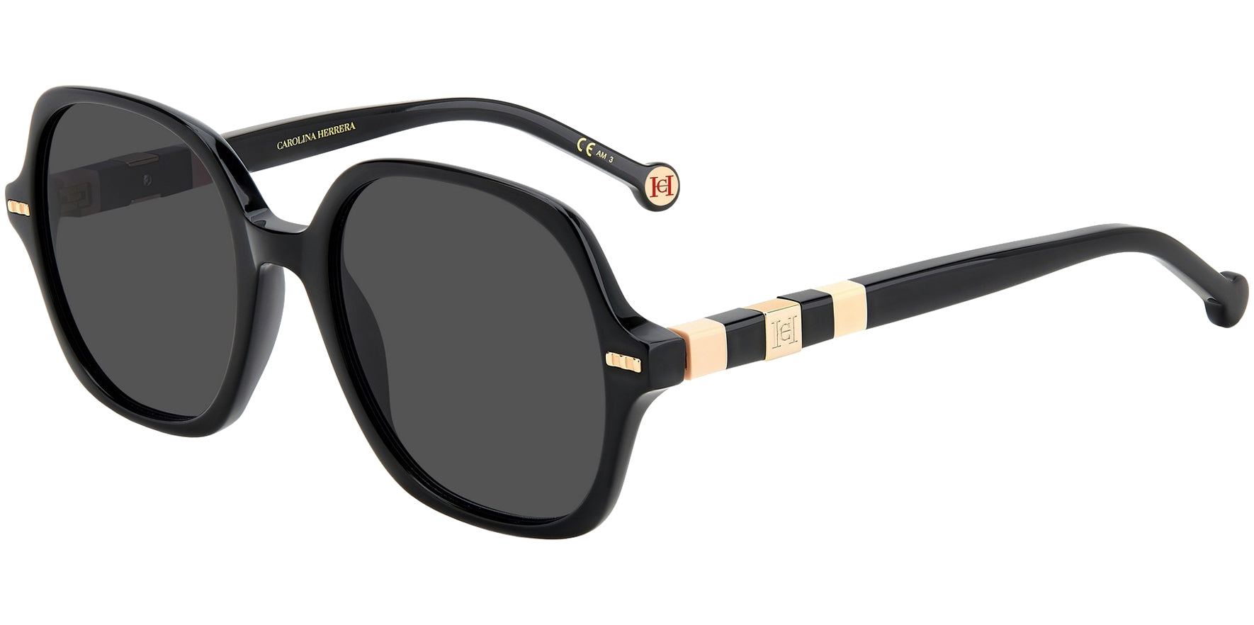 Carolina Herrera Black Nude Square Butterfly