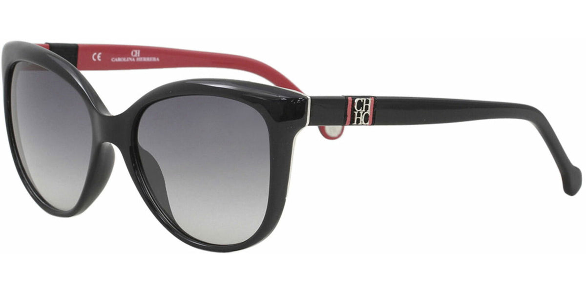 Carolina Herrera Rounded Cat Eye w/ Gradient Lens -  - Eyedictive