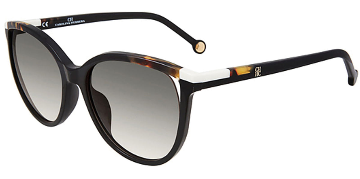 Carolina Herrera Rounded Cutaway w/ Gradient Lens -  - Eyedictive