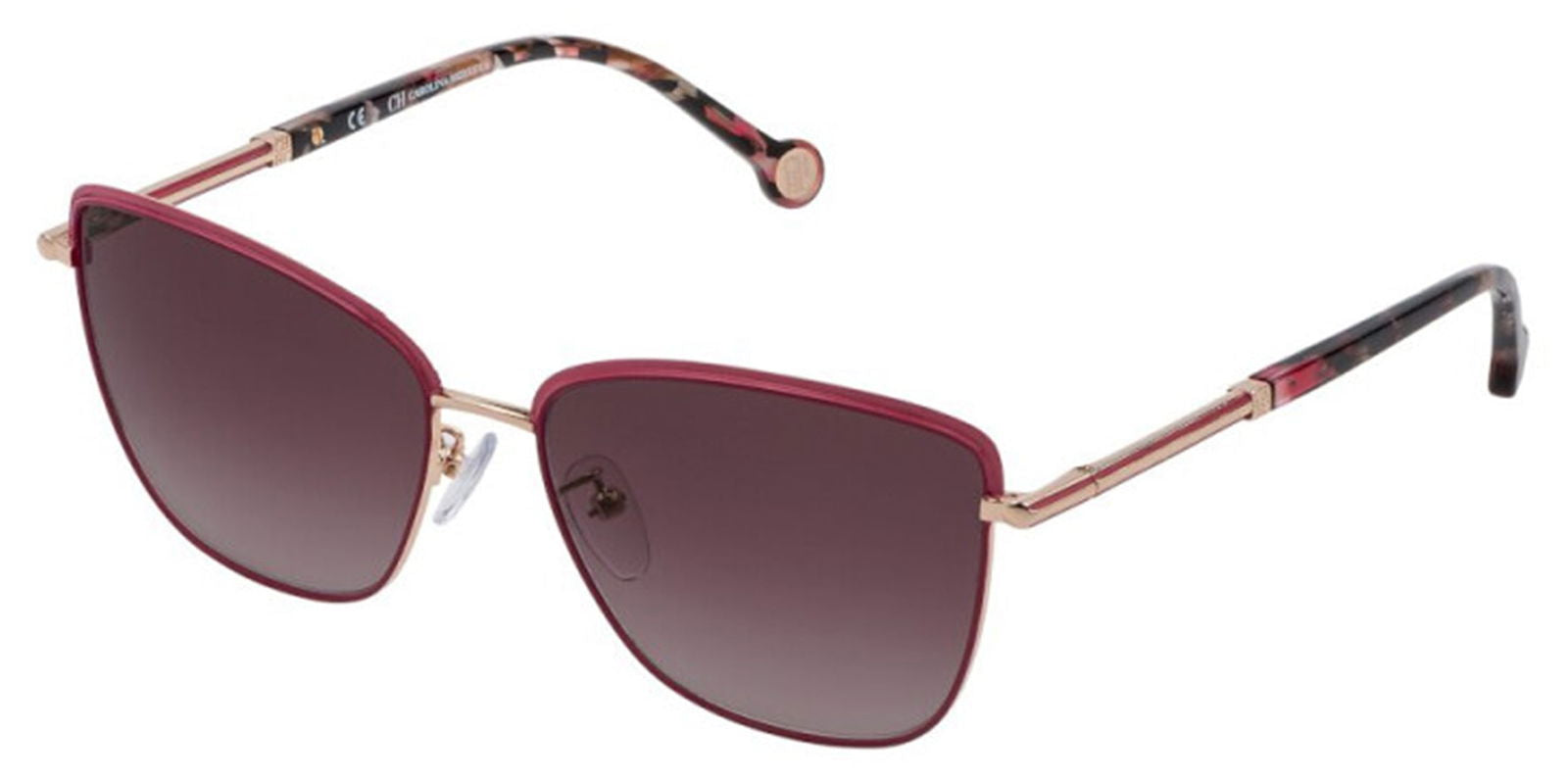 Carolina Herrera Trapezoid Cat Eye w/ Gradient Lens -  - Eyedictive