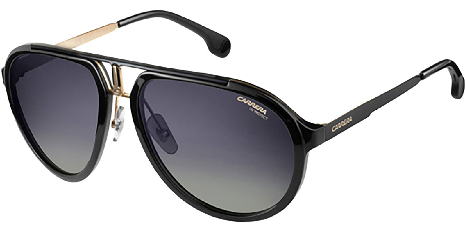 Carrera Black/Gold-Tone Pilot w/ Gradient Lens -  - Eyedictive