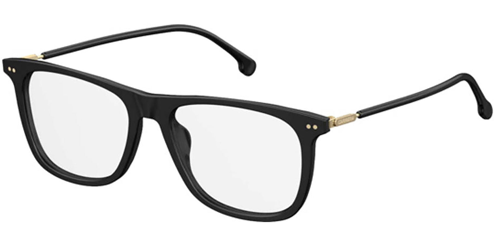 Carrera Black Soft Square Eyeglasses Frames -  - Eyedictive