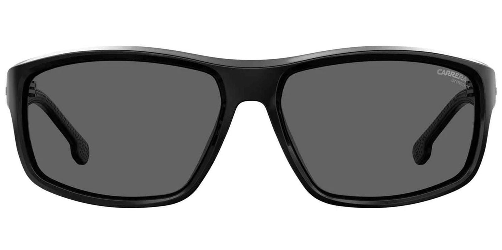 Carrera Black Sport Wrap W/ Rubberized Temples -  - Eyedictive