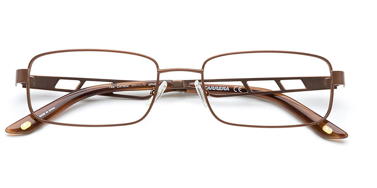 Carrera Bronze Flexolite Rectangular Eyeglass Frames -  - Eyedictive