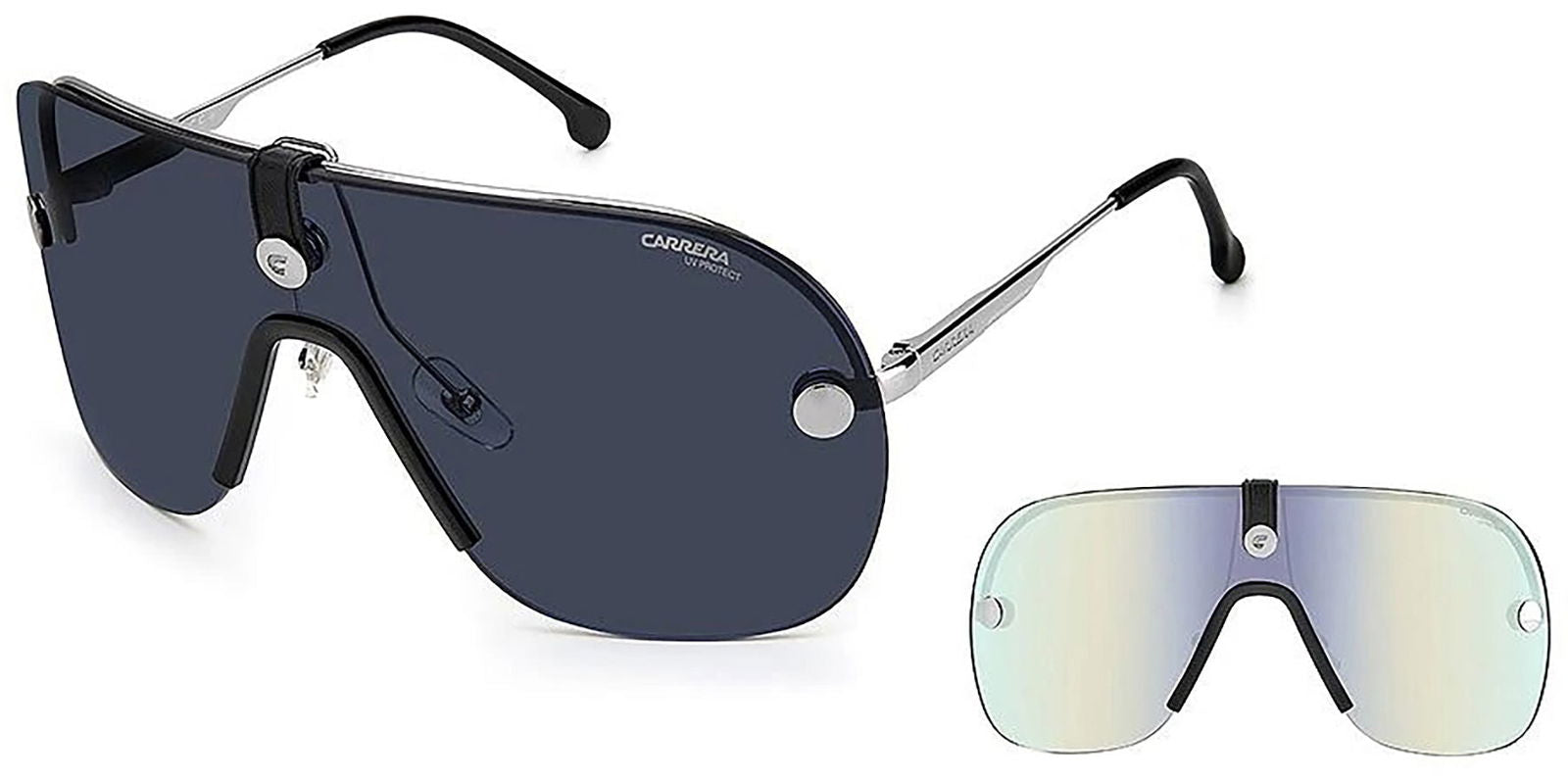 Carrera Epica II Oversized Rimless Shield Navigator w/ Bonus Lens -  - Eyedictive