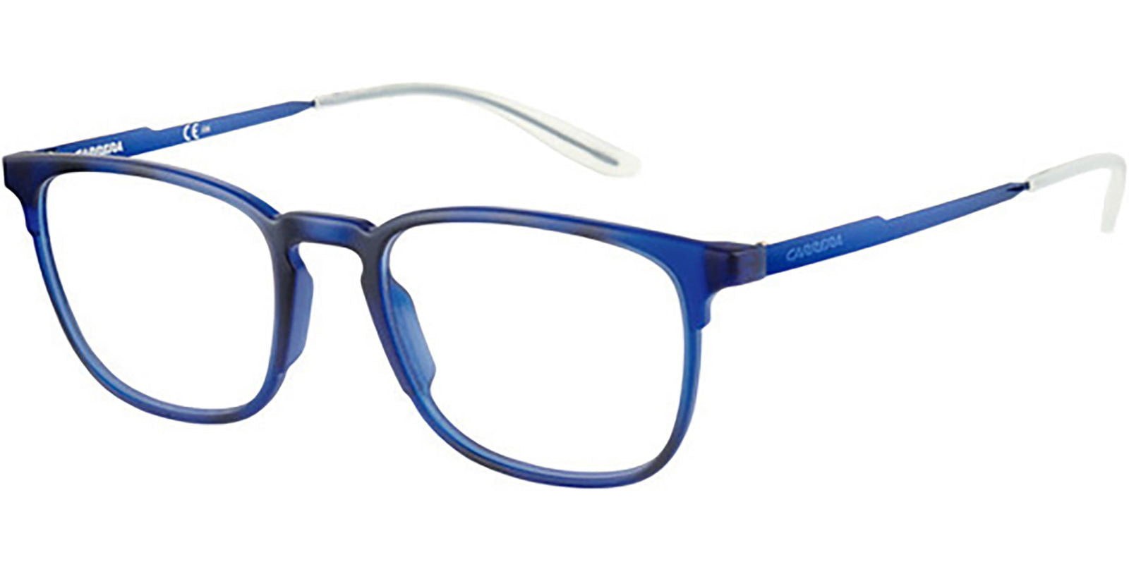 Carrera Havana Blue Soft Square Eyeglasses Frames -  - Eyedictive