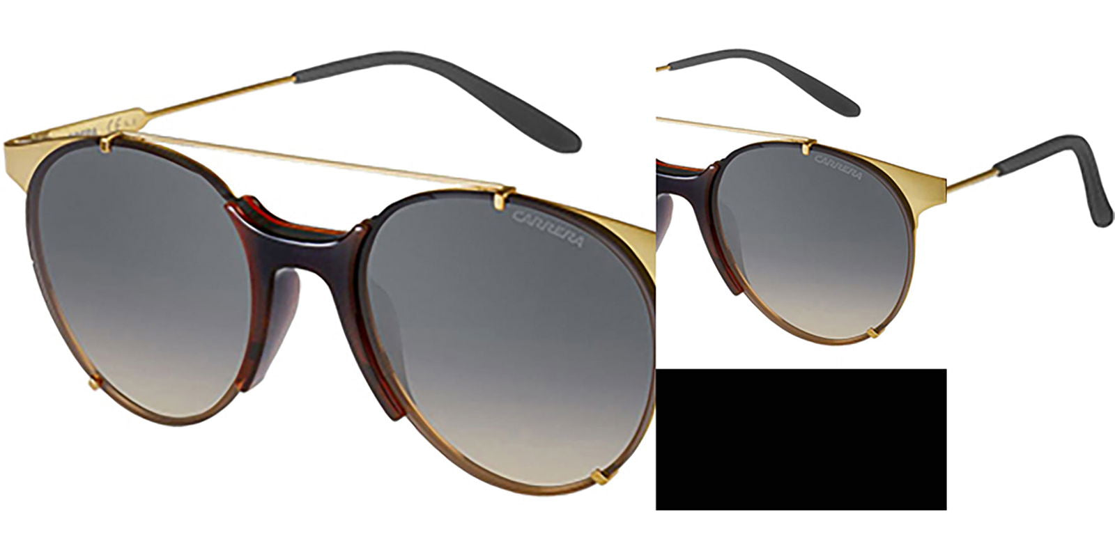 Carrera Maverick Antique Gold Round Pilot -  - Eyedictive
