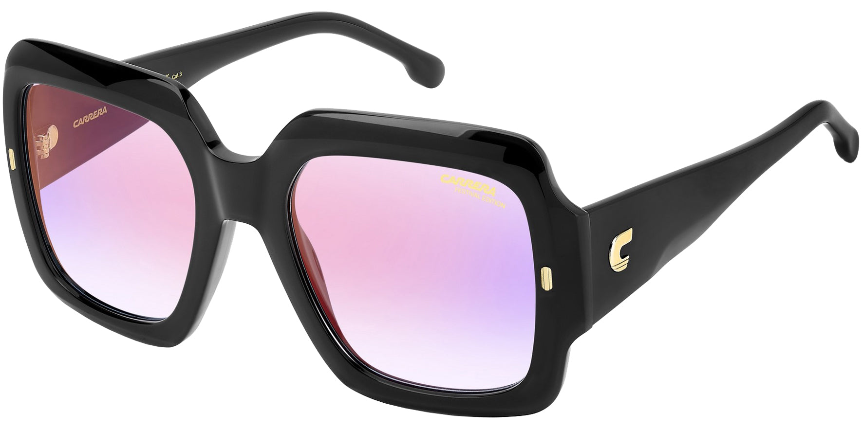 Carrera Oversize Squared Butterfly w/ 5-Barrel Steel Hinges