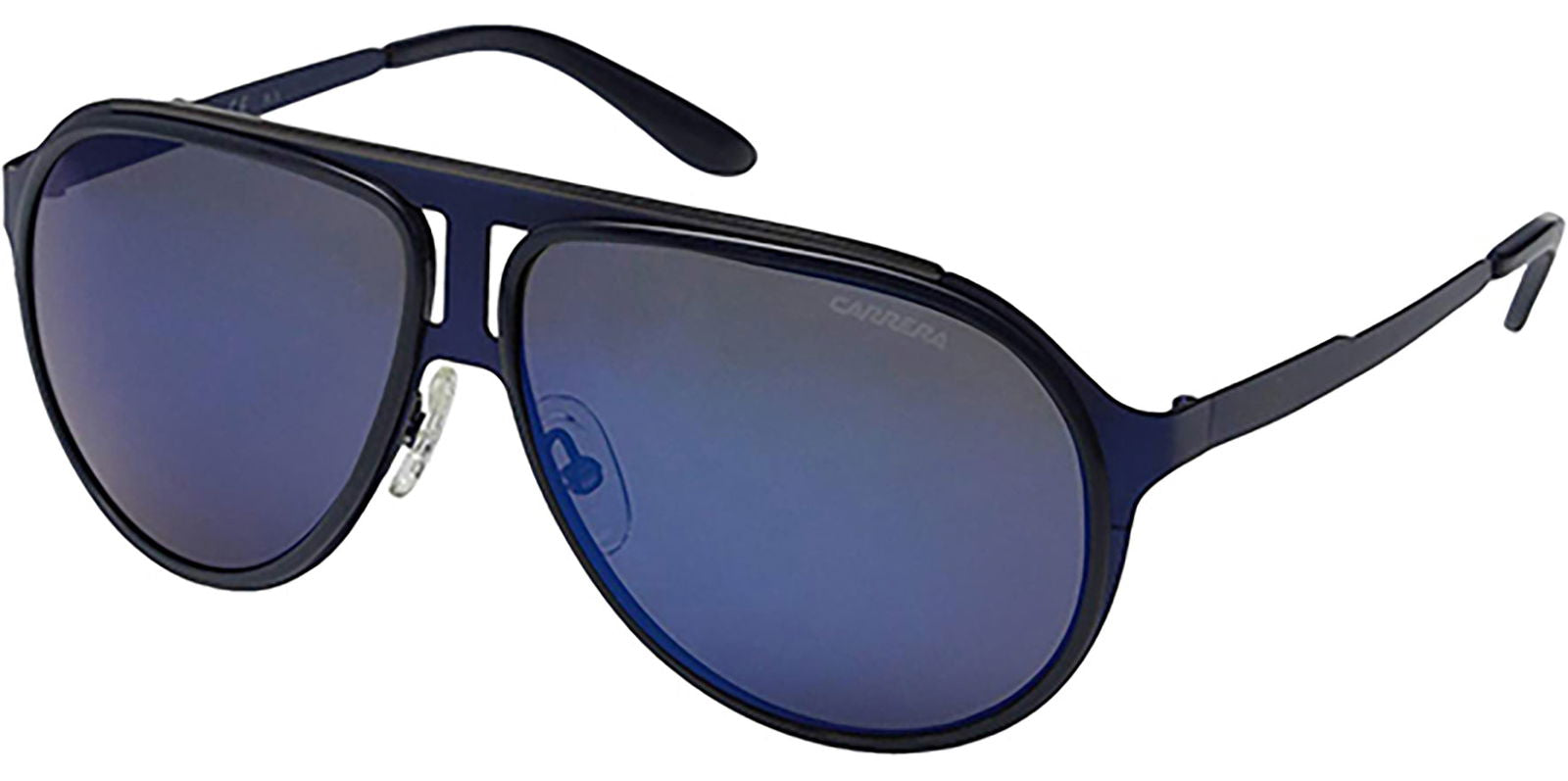 Carrera Semi-Matte Blue Pilot w/ Mirror Lens -  - Eyedictive