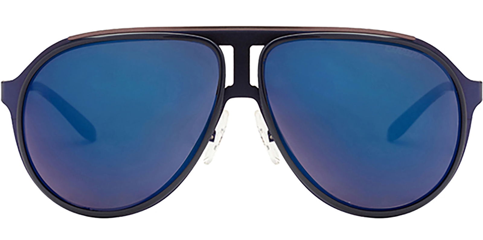 Carrera Semi-Matte Blue Pilot w/ Mirror Lens -  - Eyedictive