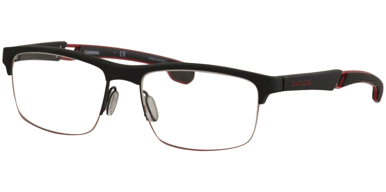 Carrera Semi-Rimless Stainless Steel Eyeglass Frames -  - Eyedictive