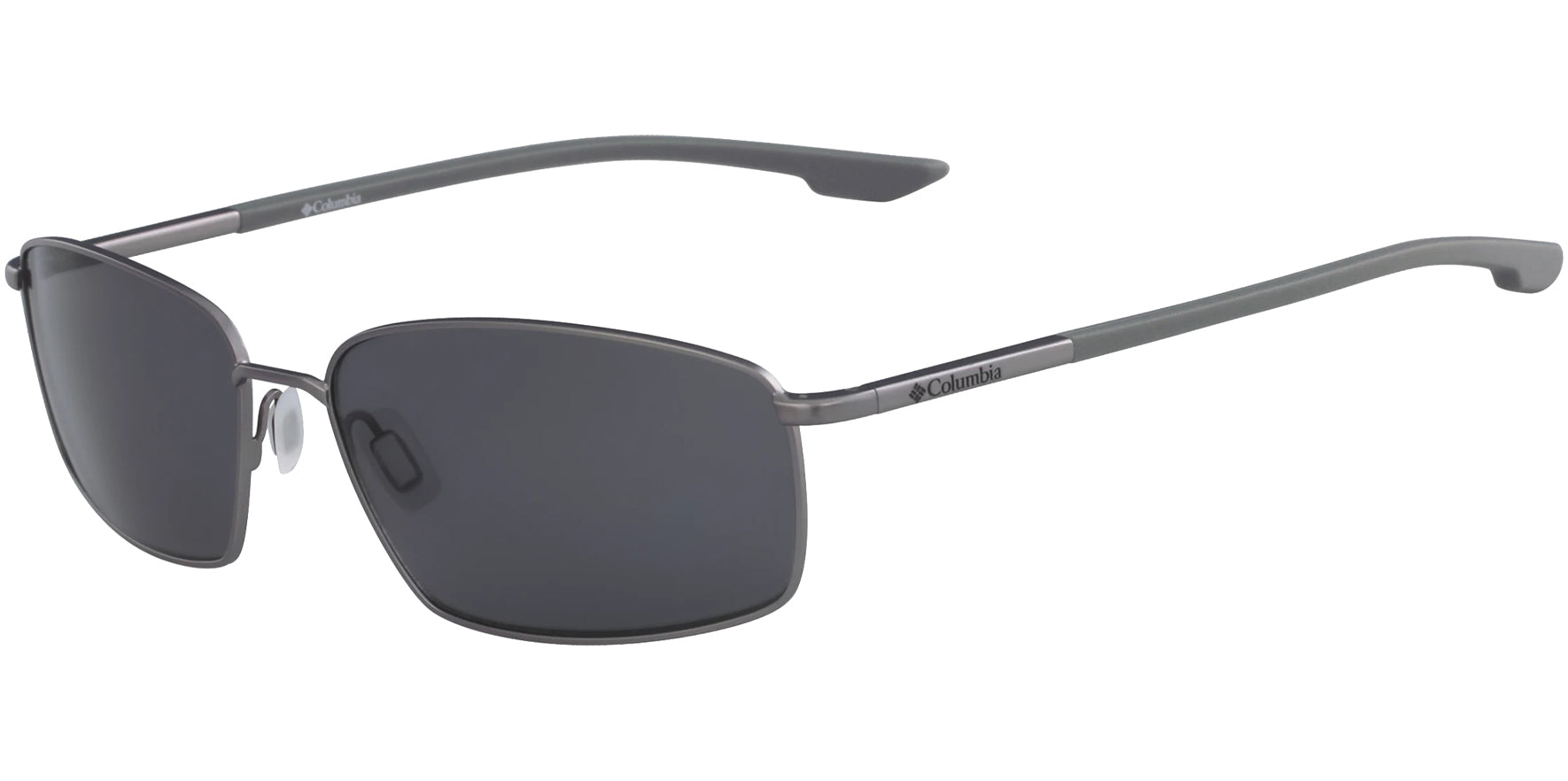 Columbia Pine Needle Satin Gunmetal Rectangle
