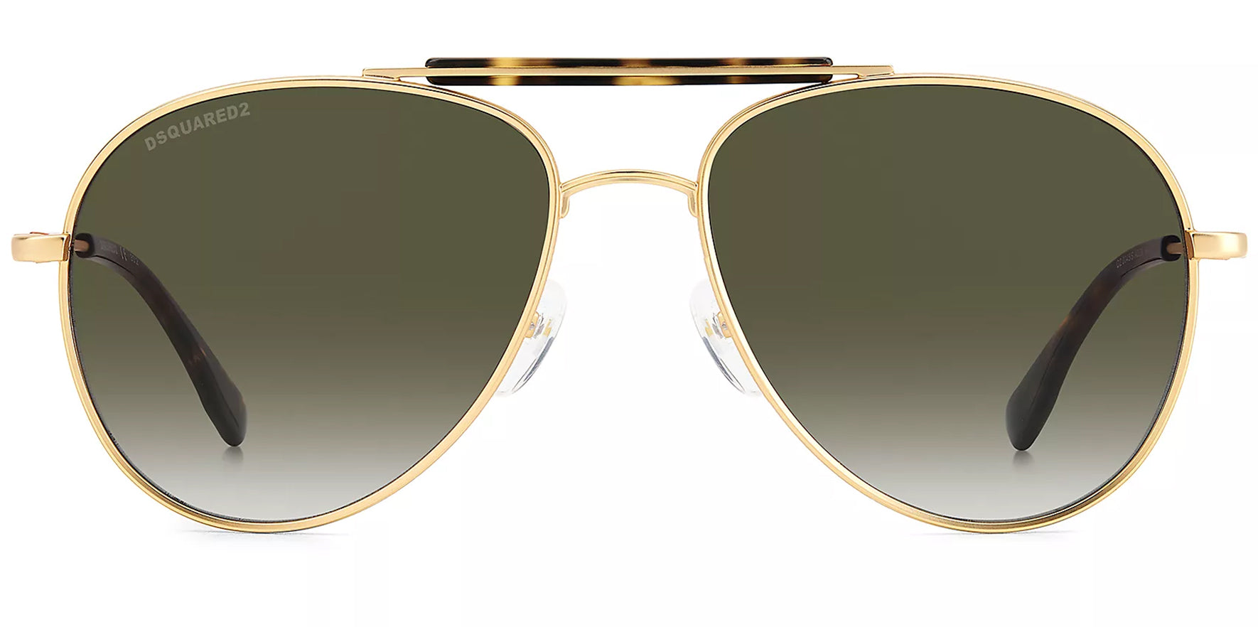 DSquared2 Gold-Tone Aviator w/ Gradient Lens