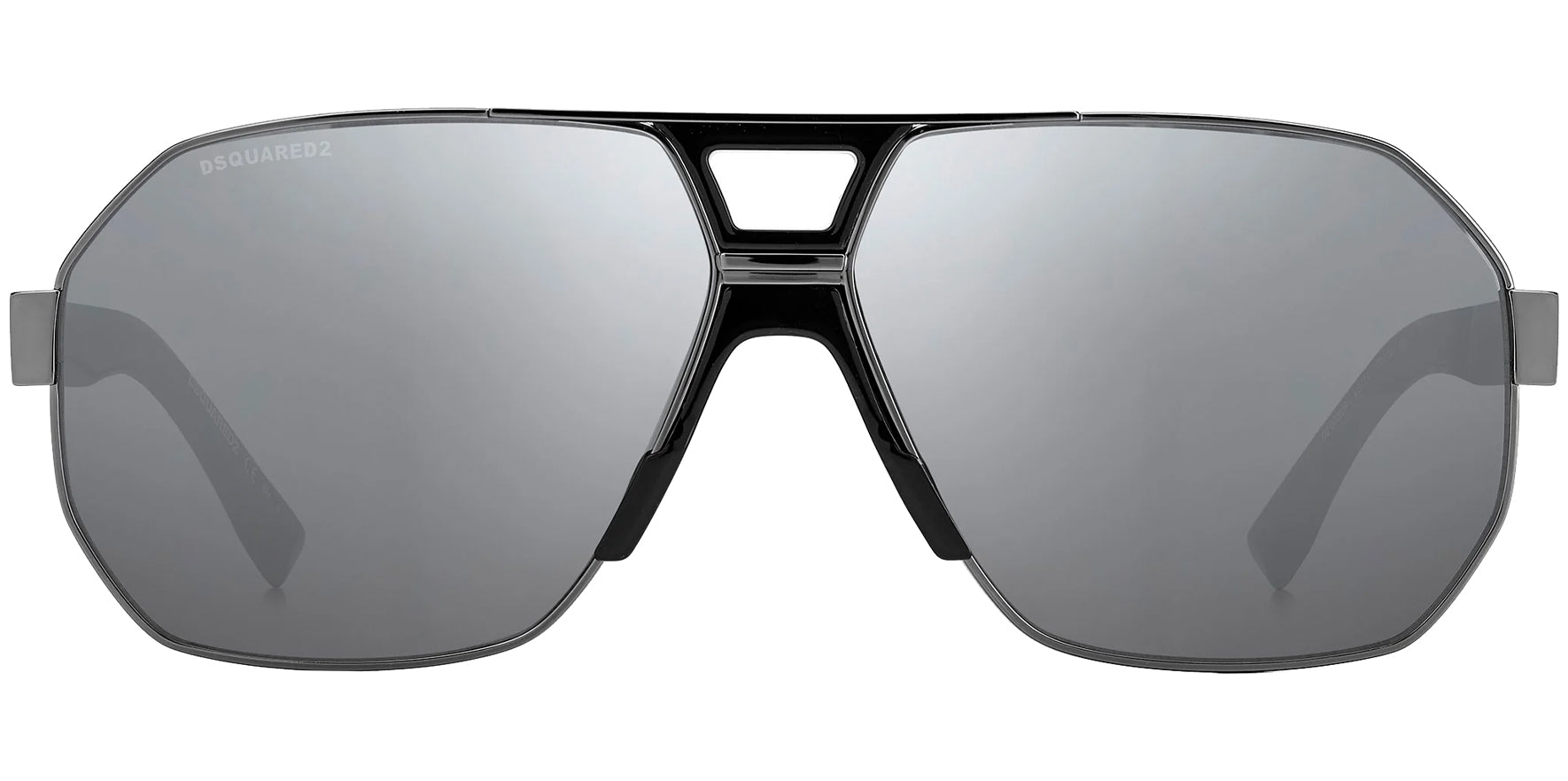 DSquared2 Dark Ruthenium Black Navigator w/ Mirrored Lens - Eyedictive