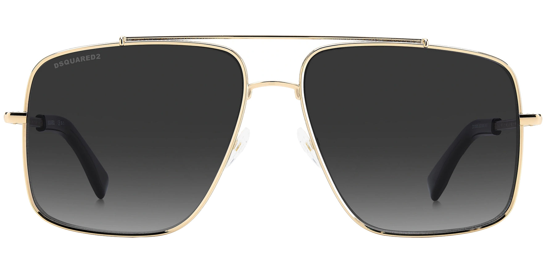 DSquared2 Gold-Tone Navigator w/ Gradient Lens - Eyedictive