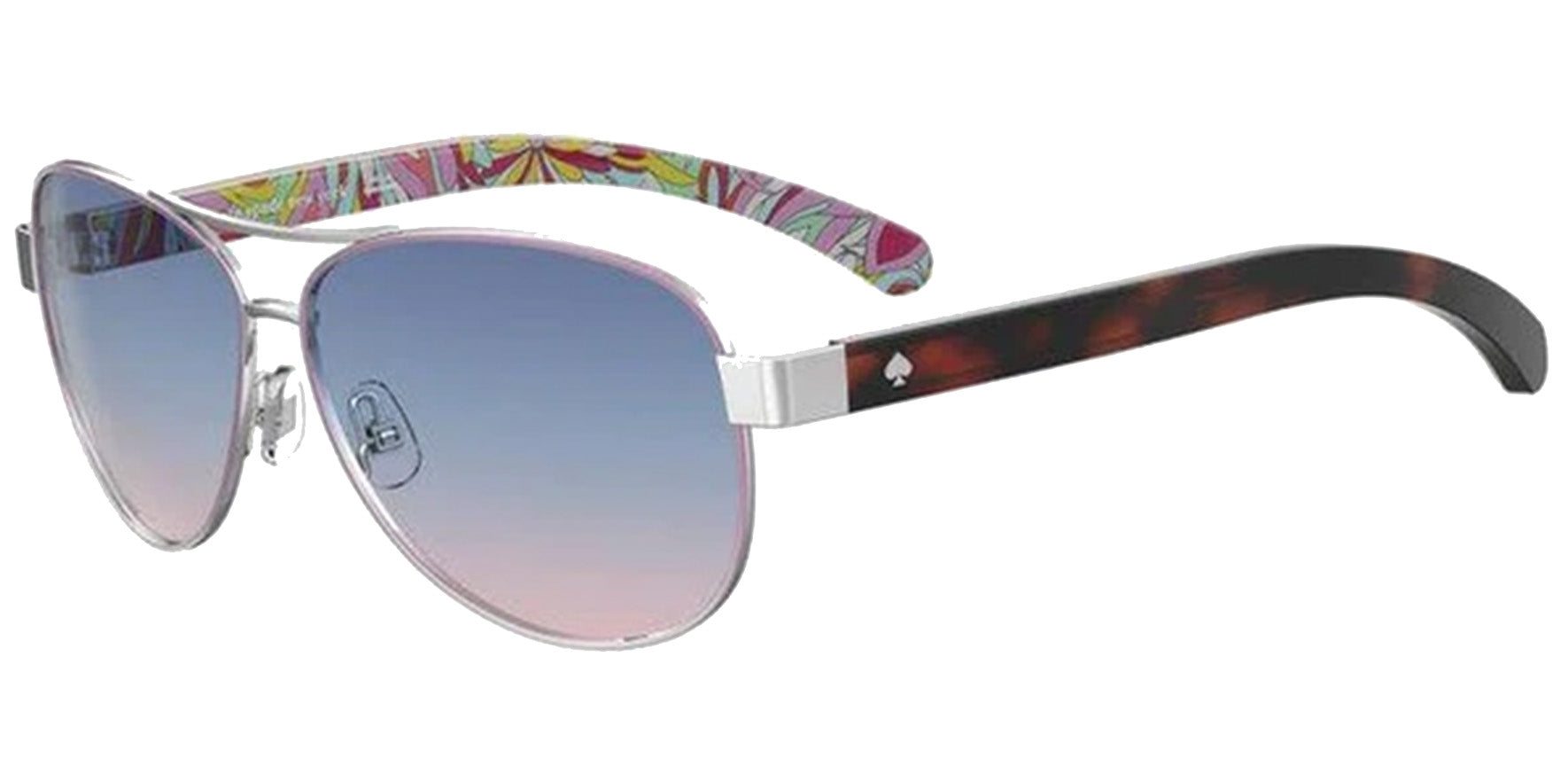 Kate Spade Dalia 2 Metal Aviator w/ Acetate Temples